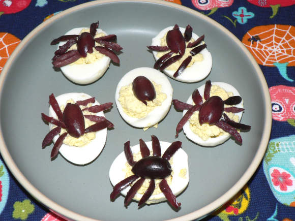 Halloween Deviled Eggs