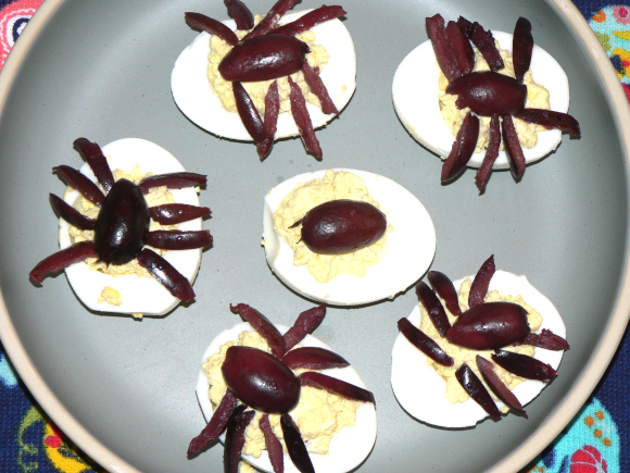 Halloween Deviled Eggs