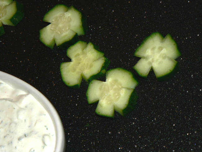 Four Leaf Clovers with a bowl of dressing