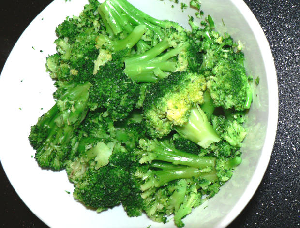Broccoli in White Bowl