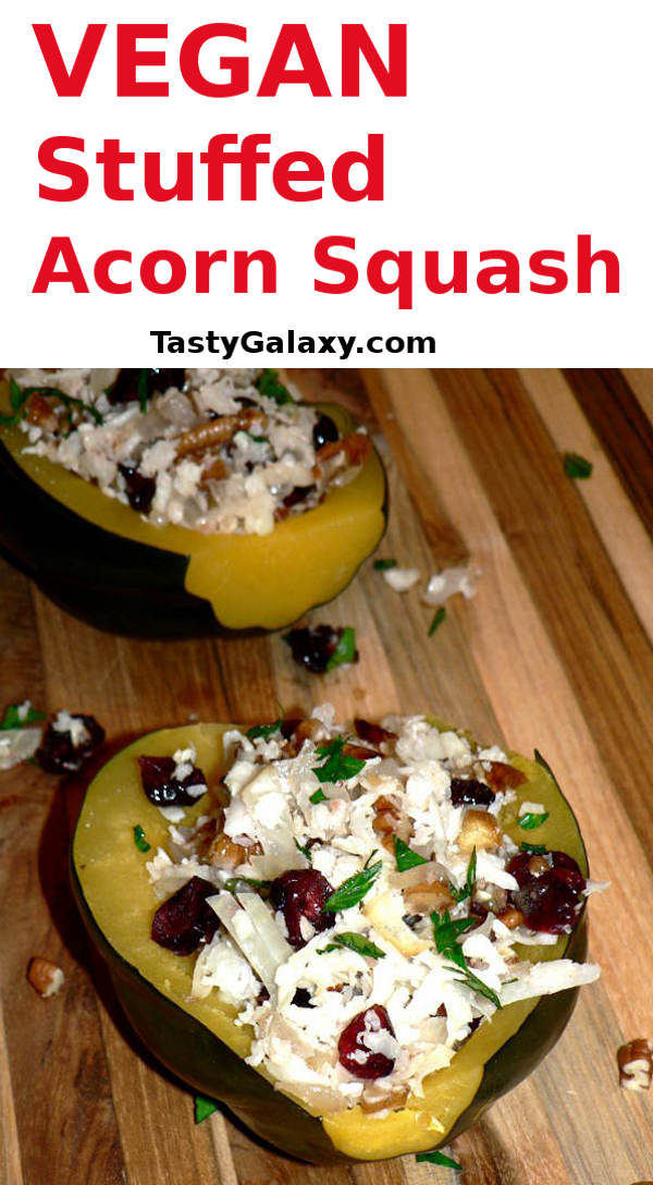 Vegan Stuffed Acorn Squash