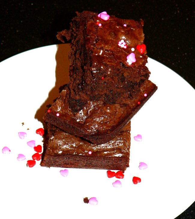 Chocolate Brownies with Sprinkles