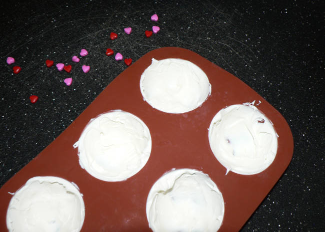 Hot Chocolate Molds with White Chocolate