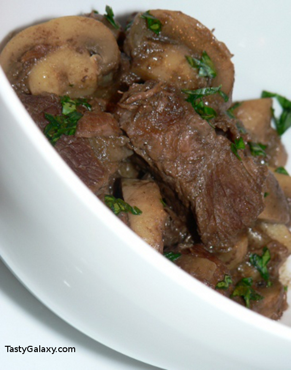 Healthy And Delicious Beef Stew Recipe With Mushrooms