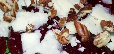 Roasted Beet Salad Recipe with Parmesan