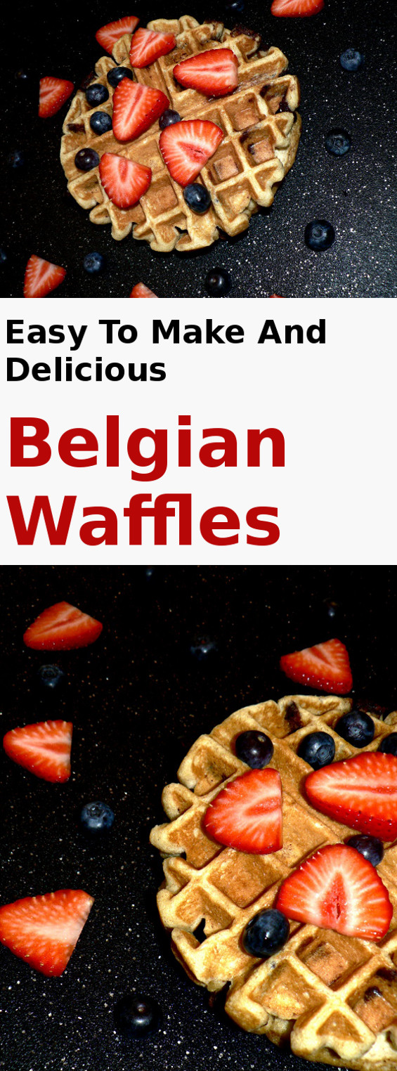Belgian Waffle Recipe, a delicious and very easy to make recipe for waffles. You will be amazed at how easy it is to make this Belgian Waffles Recipe!