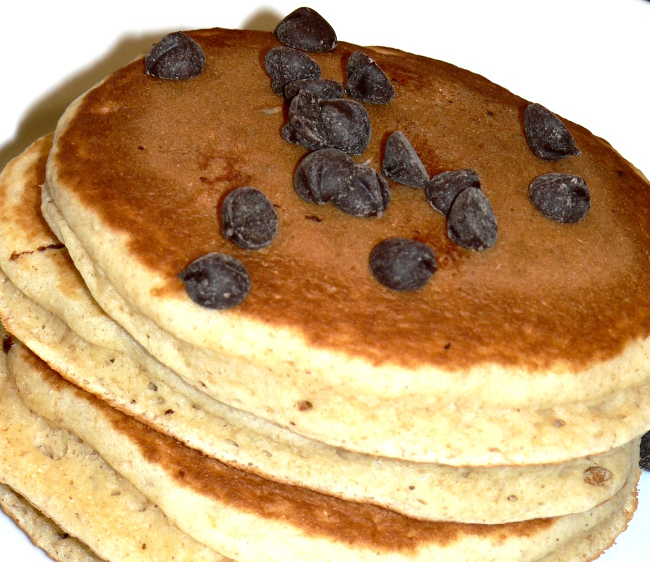 Buttermilk pancake recipe -- find out how to make your own buttermilk pancakes with chocolate chips, from scratch!