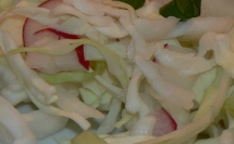Cabbage Salad Recipe With Radishes And Green Onions