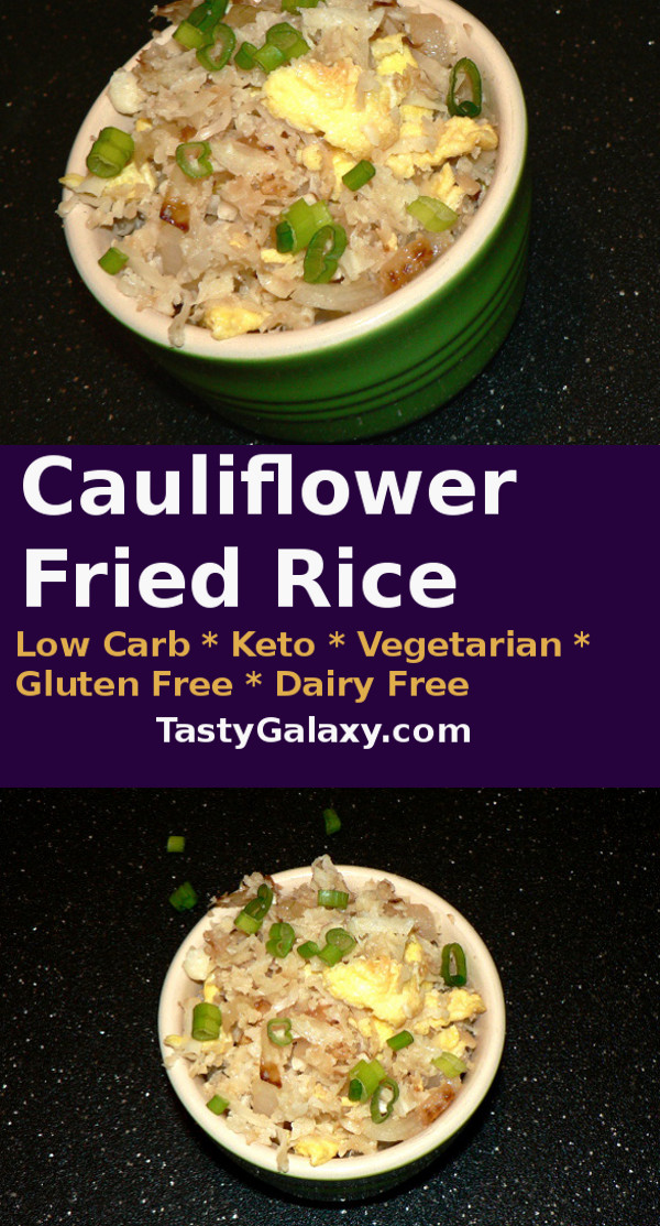 How to make Keto Cauliflower Fried Rice, a simple, low carb, Keto, vegetarian dish! #healthy #healthyrecipes #healthyfood #glutenfree #lowcarb #keto #healthy #lowcarbdiet #ketodiet #dairyfree #healthylifestyle #healthyeating #vegetarian #cooking #recipe