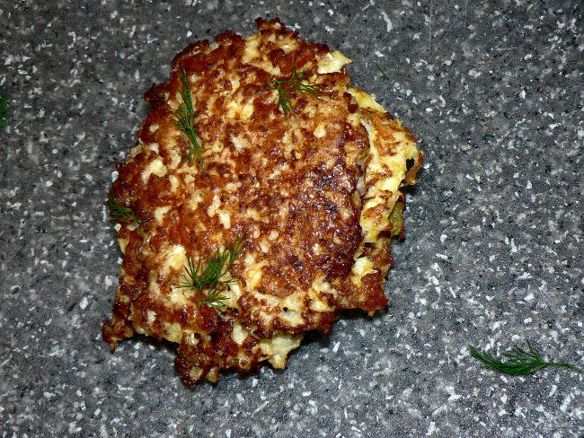 Cauliflower Fritters, a delicious side dish