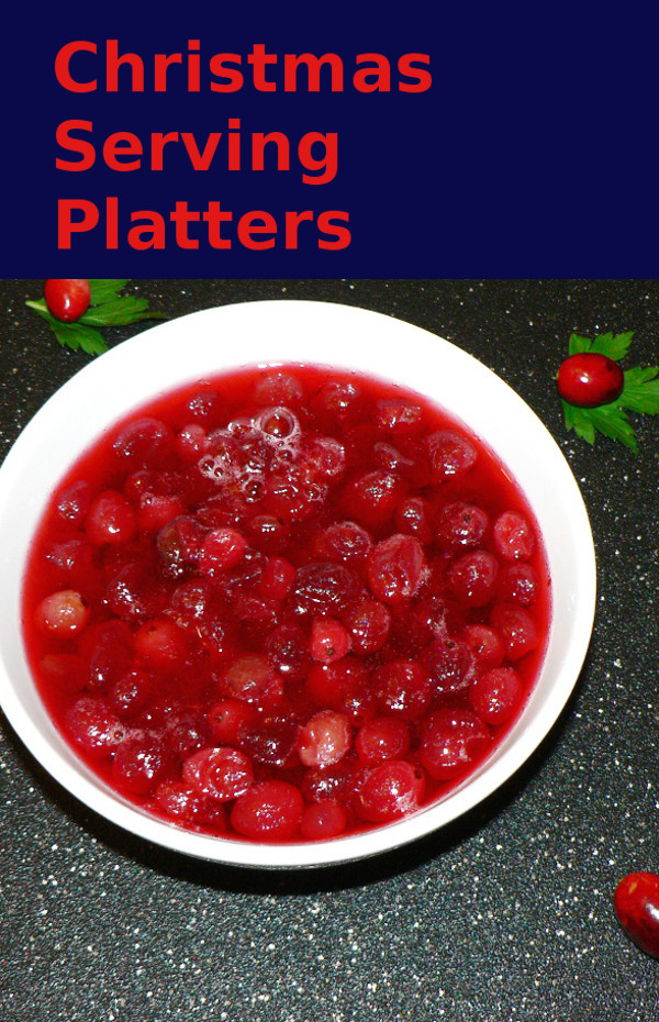 Christmas Serving Platters, including round Christmas platters and oval Christmas platters for your Christmas dinner table #christmas #winter