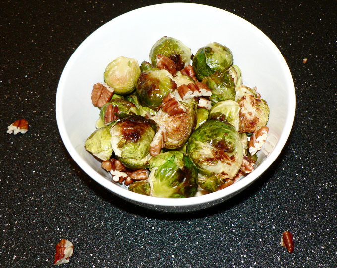 Crispy Roasted Brussel Sprouts With Pecans, are an amazing, healthy and delicious side dish #healthy #healthy #healthyrecipes #healthyfood #healthyeating #cooking #food #recipes #vegatarian #vegetarianrecipes #vegetables #veganrecipes #vegan #veganfood #ketodiet #ketorecipes #lowcarb #lowcarbdiet #lowcarbrecipes #glutenfree #glutenfreerecipes #dairyfree #sidedish #fall #thanksgiving