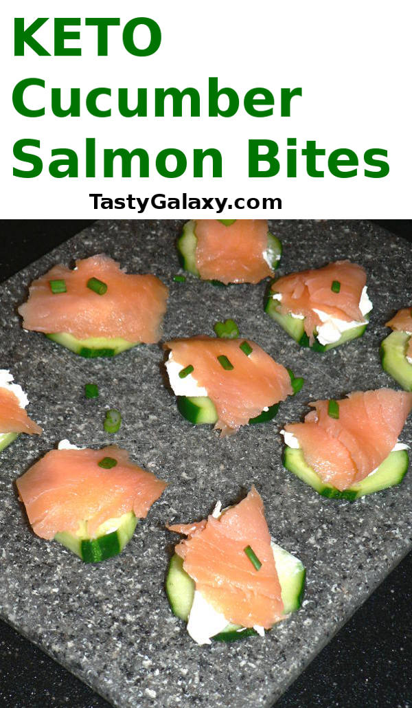 Cucumber Salmon Bites