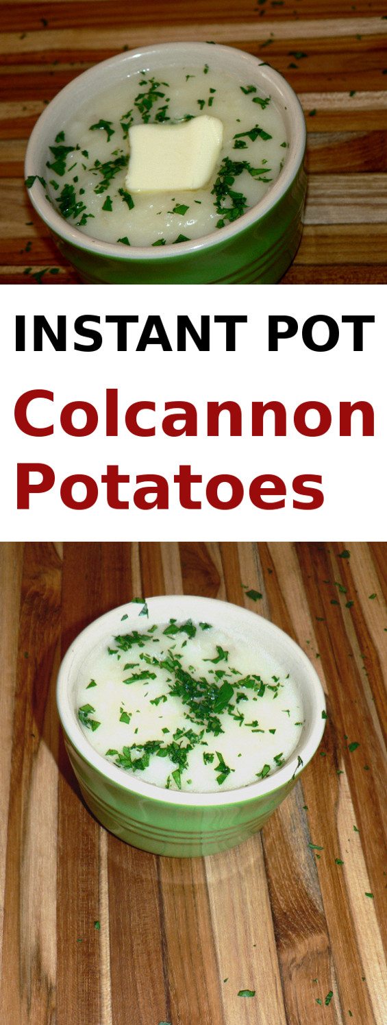 Instant Pot Potatoes Colcannon, easy to make, healthy and delicious Irish potatoes recipe #potato #healthy #healthyrecipes #colcannon #cooking #recipe #easyrecipe #easydinner #instantpot