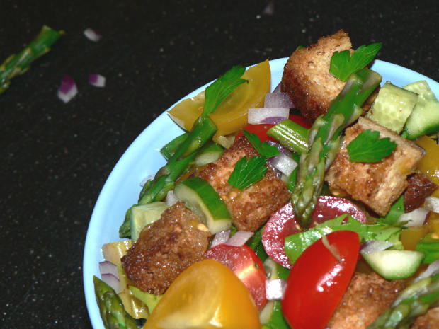 Panzanella Salad in a Bowl