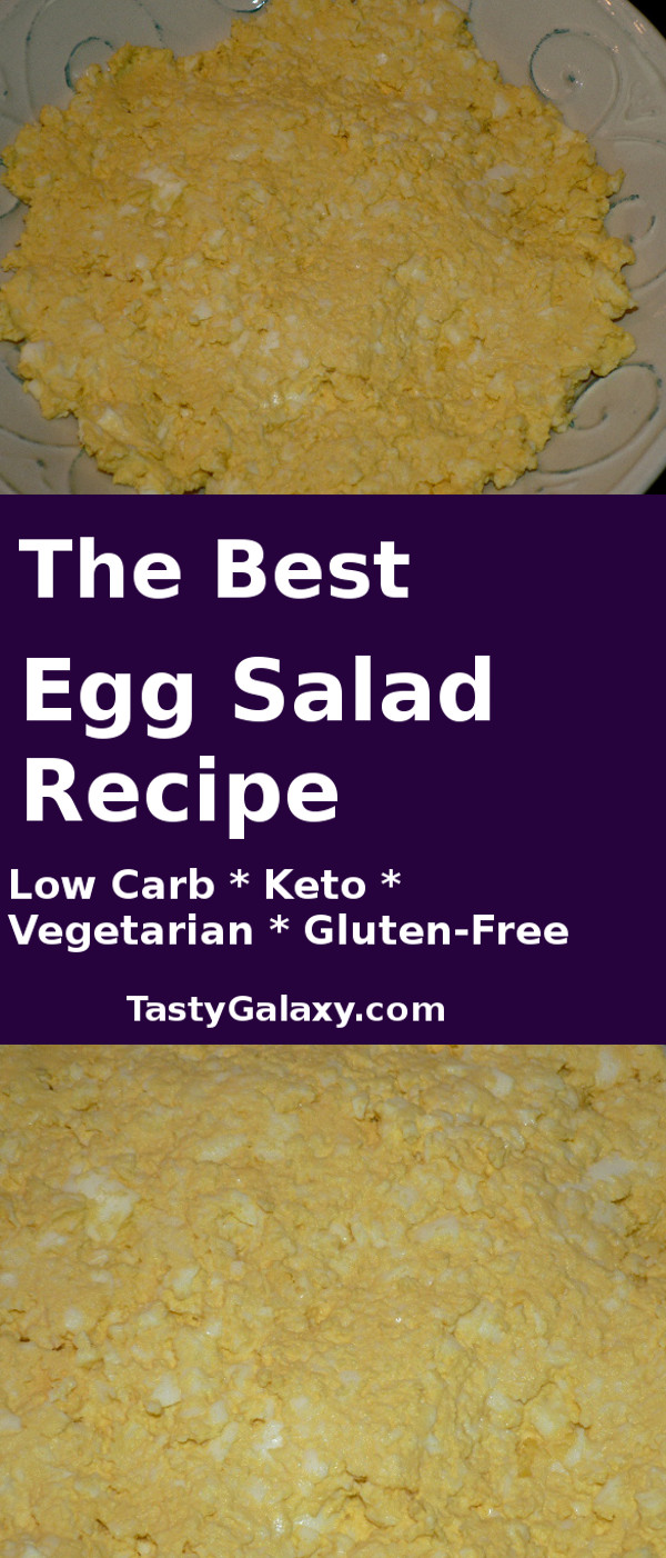 How To Make Low Carb Egg Salad, this is a delicious low carb, Keto recipe with just two ingredients!  Click here to get the best egg salad recipe  #eggs #glutenfree #lowcarb #keto #healthy #lowcarbdiet #ketodiet #dairyfree #healthyrecipes #healthyfood #healthylifestyle #healthyeating #vegetarian #vegetarianrecipes #dinner #dinnerrecipes #lunch #brunch