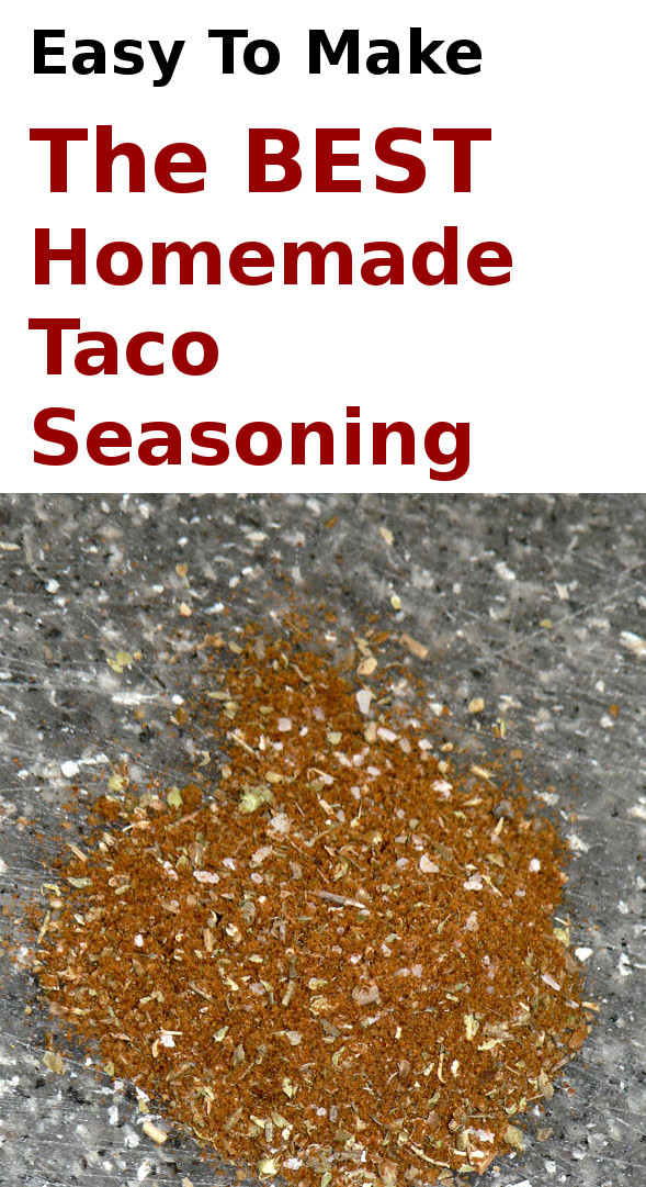 The Best Homemade Taco Seasoning, a low carb, keto, vegan recipe