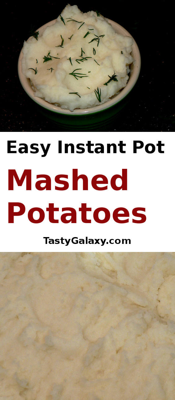 Instant Pot Mashed Potatoes, the best mashed potatoes recipe with just a few ingredients! You will not believe how simple it is to make vegetarian mashed potatoes in InstantPot! #instantpot