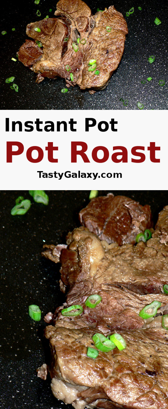 Instant Pot Pot Roast, the easiest pot roast recipe with just one ingredient! You will not believe how simple it is to make Instant Pot Pot Roast Recipe in Instant Pot, and how delicious it is! #instantpot
