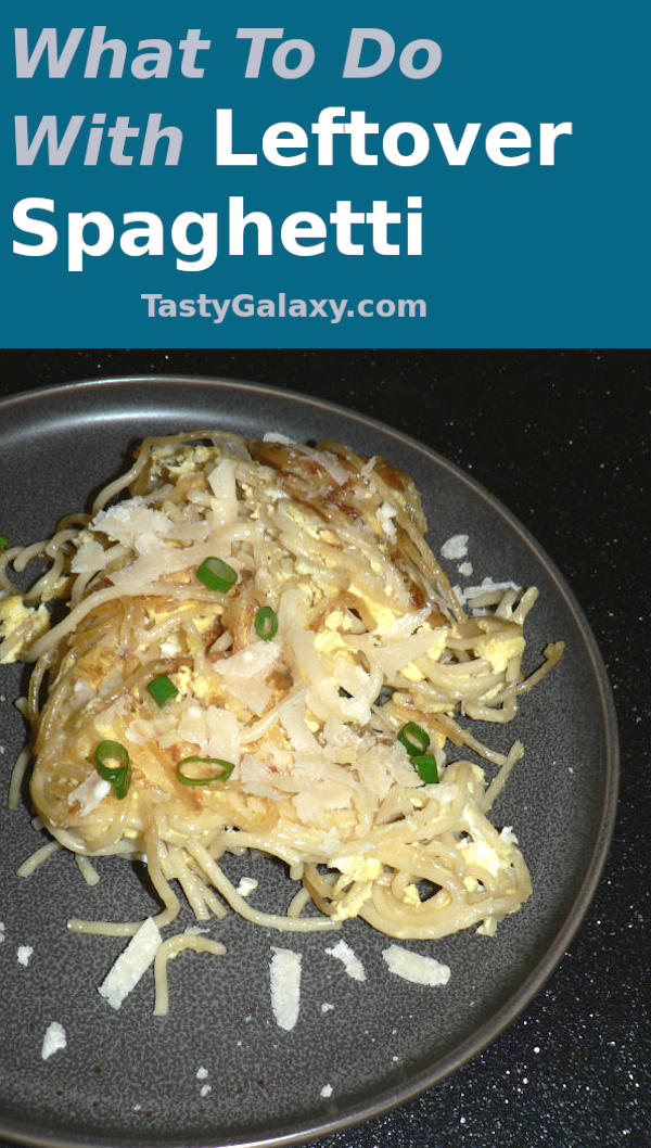 Fried noodles on a grey plate