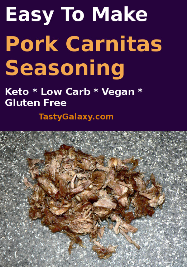 How To Make Pork Carnitas Seasoning Mix, an easy, simple and healthy homemade carnitas seasoning. This recipe is healthy, vegan, keto, low carb. Click to get the recipe now #glutenfree #lowcarb #keto #healthy #lowcarbdiet #ketodiet #dairyfree #healthyrecipes #healthyfood #healthylifestyle #healthyeating #vegetarian #vegetarianrecipes #dinner #dinnerrecipes #lunch #vegan