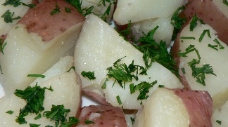 Boiled Red Potatoes With Skin On