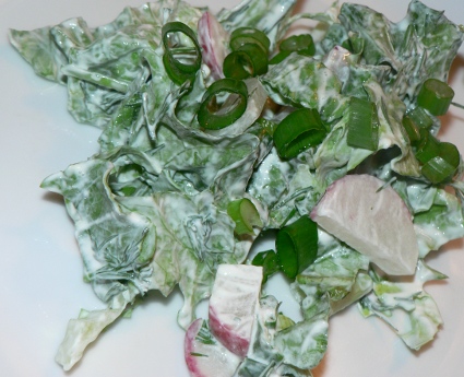 Keto Creamy Radish Salad Recipe