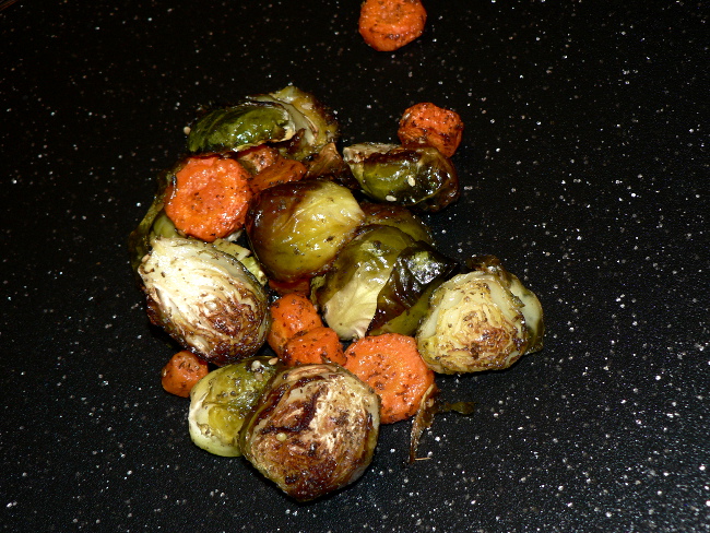 Here is a Roasted Brussel Sprouts recipe, a simple and delicious vegan side dish that you can serve with anything.