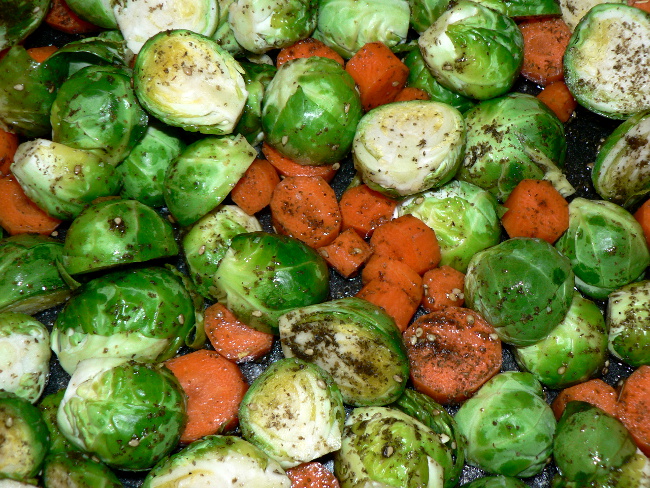 Roasted Brussel Sprouts, an easy side dish recipe. Discover how to cook Brussel Sprouts.