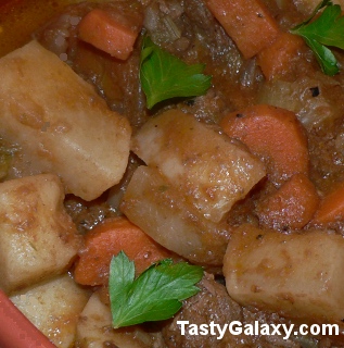 Beef And Lamb Stew With Turnips And Carrots