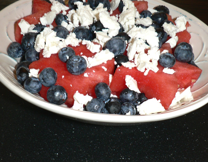 Watermelon Blueberry Salad Recipe